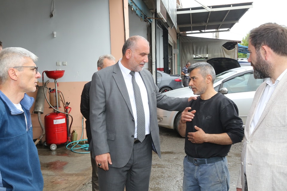 Canik’te Zorlu Günler Birlikte Aşılıyor