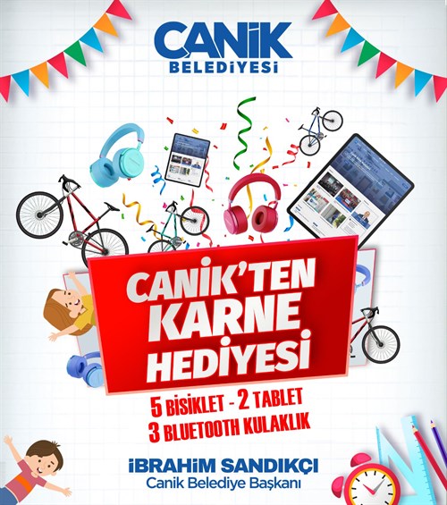 Canik Belediyesi’nden Öğrencilere Müjde 
